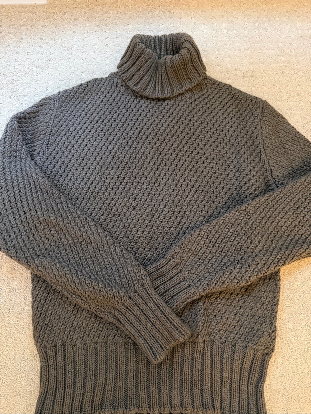 Men’s Gucci Olive Green Wool Sweater L